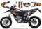 race-styles Aufkleber kompatibel mit Yamaha WR 125 X Premium Factory DEKOR Decals Sticker