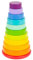 small foot Stapelturm Steckspiel Regenbogen, mit unterschiedlich großen Holzscheiben, ab 12 Monaten, 11794