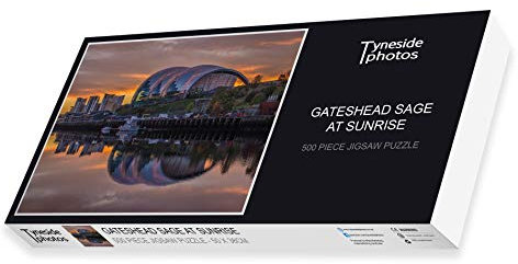 JIGSAW 500 piece Tynesidephotos Newcastle Gateshead The Sage at sunrise