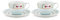 Pip Studio Tasse & Untertasse Blushing Birds | Weiss 2er Set