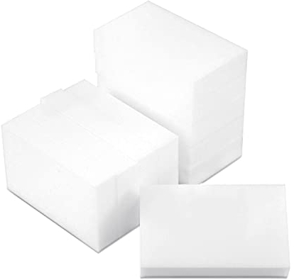10x Magic Eraser Sponges Set para Mark,Scuffs and Mancha Removal-Wall, Cocina, baño, Baseboard, Todas Las esponjas Blancas durables de melamina Libre de químicos y limpisuperficies 10 * 6 * 2cm