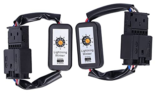 Akozon 7, LED-Rückleuchten Dynamische Blinker Adapterkabelbaum Blinkermodul-Kits Zubehörteil Passend für X5 F15 X5M F85 2014-2018