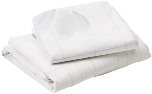 Calvin Klein Shadow Grid Floral, Single, 135X200 cm+80x80 cm Duvet Cover Set, Grey