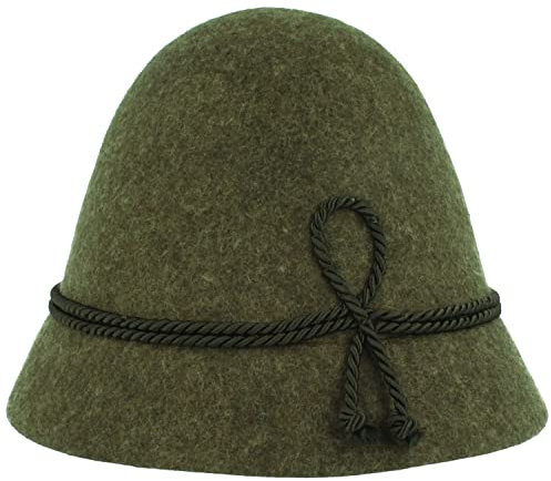 Faustmann bayerischer Herrentrachtenhut Stopselhut (Oliv, 48)