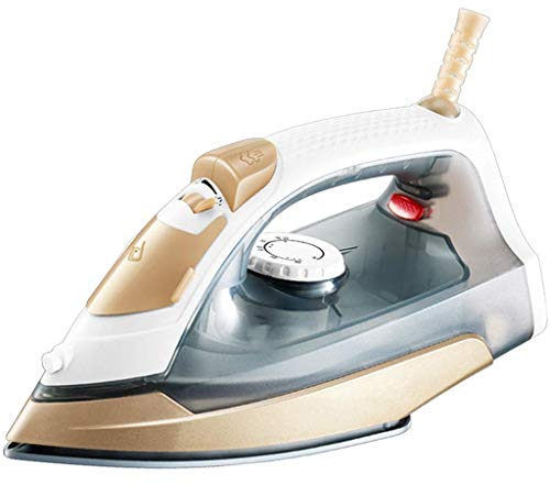 ksamwjf Tower 2-in-1 Cord or Cordless Steam Iron with Non-Stick Ceramic Soleplate, Anti Drip, Anti Scale, Anti Calc and Self Cleaning Functions, 1200 W