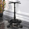 GGMMÖBEL Paris | Bistro Tischgestell | Schwarz | 4 Fuß: Ø 55 cm | Säule: 72 cm | Gusseisen | Gesamthöhe: 72cm | max: Ø70cm Tischplatte