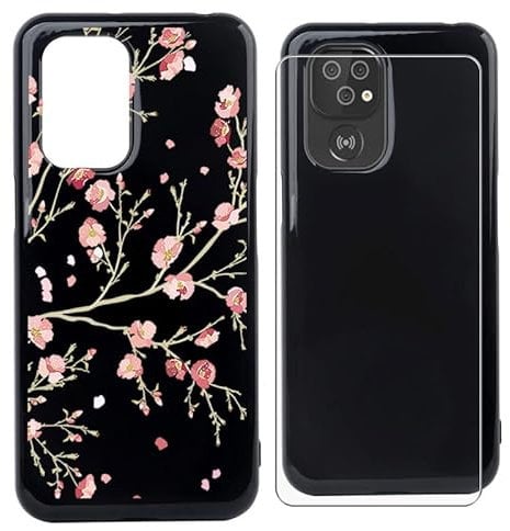 DJUNJUN pour Doro 8100 Coque de Téléphone + Film Trempé, Coque de Téléphone en Silicone Souple, Coque de Téléphone en TPU, Coque de Téléphone Anti-Dérapante Anti-Chute-WM84