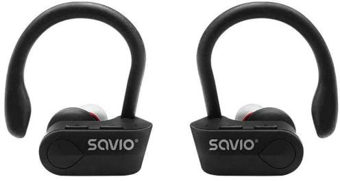 SAVIO Auriculares Inalambrikos Bluetooth TWS-03, Negros