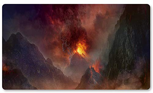 Four leaves Scalding Tarn - MTG Spielmatten+Kostenlose wasserdichte Tasche,MTG Playmate Table Mat, MTG Mouse Pad,Dustproof and Waterproof for Supporting MTG Combat