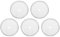 5 Uds Malla De Filtro De Cafetera, 350ml/0,3 Oz/2,6 Pulgadas/80 Malla Filtro De Prensa Francesa Filtro Reutilizable De Acero Inoxidable Reemplazo De Pantalla De Filtro De Malla