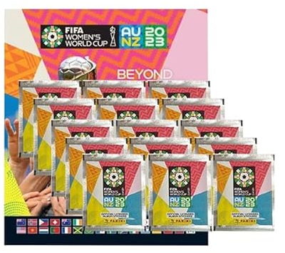 Panini Frauen WM 2023 Sticker - 1x Stickeralbum + 15x Stickertüten
