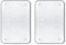 Pagnanno Hob Covers Chopping Board Pack of 2 - Versatile Kitchen Board Glass Worktop Savers - Heat Resistant Sink Boards, Worktop Protectors - Marble Effect Grey (Design 11,50x40CM)