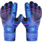 Sportout Torwarthandschuhe, Fußballhandschuhe mit Fingersave, Torwarthandschuhe Kinder,Herren mit rutschfeste 4mm Latex, Torwart Handschuhe für Kinder, Erwachsene und Jugendliche (Dark Blue, 7)