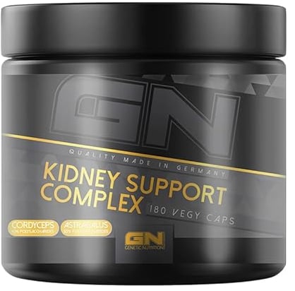 GN Laboratories Nieren-Komplex – mit 2000 mg Astragalus pro Tagesdosis – Unterstützt die Entgiftung der Nieren bei Sportlern – Vegan & ohne Zusatzstoffe – 180 Kapseln - Made in Germany