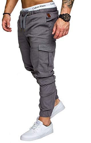 Amaci&Sons Jogger Cargo Herren Chino Jeans Hose 7001