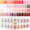 Lavender Violets 36 Colours Dip Nails Powder Starter Kit Nude Pink Skin Tones Red and Yellow Glitter Neutral French Acrylic Dipping Nail Powder Colour Set for Home Salon Dip Manicure Designs M953