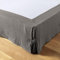 Cache sommier 140x190 cm Gaze de Coton Granit