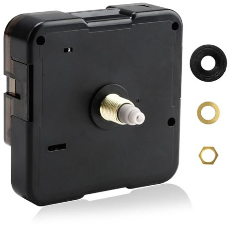 Vidacharmy Reloj Mecanismo Movimiento Cuarzo Silencioso, Reloj de reparación de Kit, Reloj Pared Pilas, para DIY Reemplazo de Piezas de Reparación de Accesorios de Reloj - Sin Agujas y Pilas