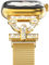 NewWays Milanese Armband Kompatibel mit Apple Watch 38mm 40mm 41mm für Damen,Bling Diamant Edelstahl Magnetic Gliederarmband Ersatzarmband für Apple Watch SE/Series 9/8/7/6/5/4/3/2/1,Gold