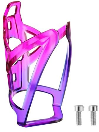 sourcing map Bike Water Bottle Holder PC Universal Bicycle Bottle Cages Ultralight Cycling Hydration Brackets with Screws for Bike