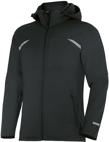 Uvex suXXeed Craft Softshelljacke - Herren Arbeitsjacke mit ergonomischer Passform - wasserdicht 8.000 mm - mit Kapuze