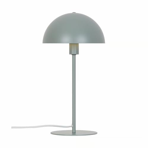 Nordlux Ellen Tischleuchte – Moderne Tischlampe in Staubgrün, E14 Fassung, 40 cm hoch, 150 cm Textilkabel, IP20 – für Wohnzimmer, Schlafzimmer & Büro
