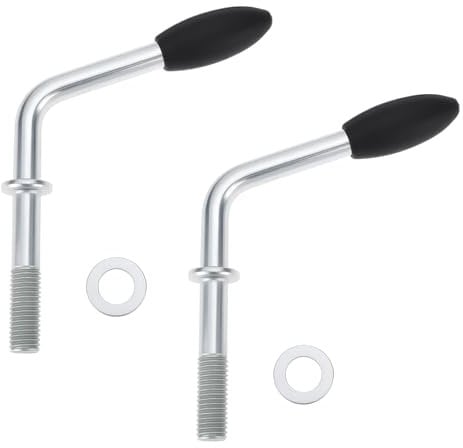 ECSiNG 2pcs M12 Jockey Wheel Clamp Extended Handle Compatible with Elddis