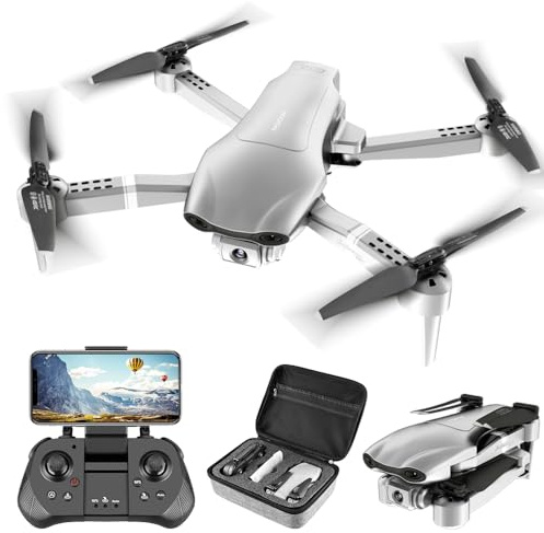 4DRC Drones with Camera for Adults 4k, Under 250g, FPV RC Quadcopter with Brushless Motors, 5GHz Transmission, Auto Return, Follow Me, Waypoints, Foldable Camera Drone for Beginners