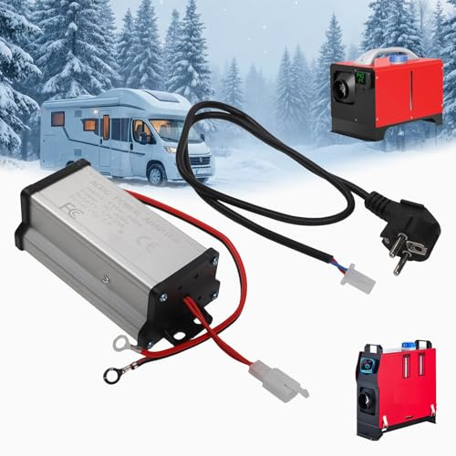 230V-auf-12V Spannungswandler NetzteiLadapter – 200W / 16A für 5kW & 8kW Diesel-Lufterhitzer (All-in-One), Netzbetrieb für Wohnmobil, Caravan, Garage, Werkstatt & Innenräume
