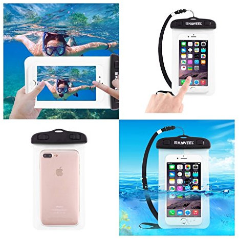 DFV mobile - Schutzhülle Strand Universal 30M wasserdichte Tasche Unterwasser für Nokia E72 - Durchsichtig
