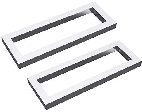 Mai & Mai Équerre de Fixation en Inox 2 Pièces Support pour Étagère Mural Robuste WH1 45cm