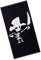 Piraten Handtuch Kinderhandtuch Logo in schwarzweiß Baumwollhandtuch 70 x 140 cm