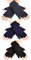 SATINIOR 3 Paare Frauen Fingerlose Handschuhe Winter Halbfinger Strick Handschuhe für Frauen Männer