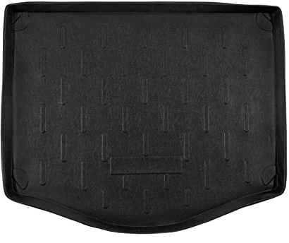 SCOUTT | Bandeja para maletero compatible con Focus C-Max 2003-2010, con borde alto, alfombrilla protectora para el maletero, estriada, enrollable