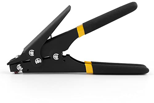 Knoweasy Herramienta de amarre y herramienta de tensión y corte para bridas de plástico o nailon