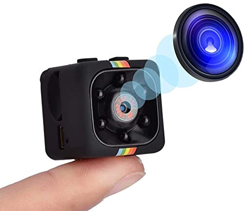 SQ11 Action Kamera 1080P mit Mikrofon, tragbarer Camcorder, Nachtsicht, Full HD Dashcam, Bewegungserkennung Videoaufnahme für WindowsME/2000/XP/2003/10/Vista/Mac