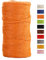 JeogYong Ficelle Jute 2mm x 100m Ficelle de Jardin Cordelette Jute Corde Naturel Chanvre Ficelles de Jardinage pour Emballage de Décoration Cadeau, Bricolage d'art Créatif, Mariage (Orange)