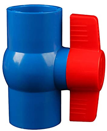 Zhongkaihua PVC Kugelhahn Wasserhahn Wasserstop Kugelhahn Wasserzufuhr Rohr Knopf Reparatur Anschluss Rohrschalter für Aquarium Setup Sump Pumpe Pool Garten Sprinkler Adapter Schlauch & Armaturen