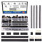 Glarks Kit surtido de 190 conectores macho y hembra de 2,54 mm, cabezal de escudo apilable de aguja larga/corta y cabezal de pin de placa PCB separable de una o doble fila para escudo de prototipo
