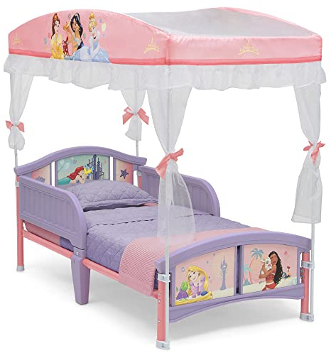 Delta Children Canopy Toddler Bed, Disney Princess