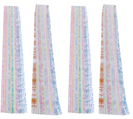EXCEART 840 Stück Leuchtender Stern Origami Leuchtendes Sternenpapier Schwarze Papiersterne Sie Überschattet Seine Geheimnisse Gefaltete Papiersterne DIY 3D-papiersterne Japan Handbuch