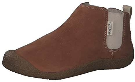 KEEN Damen Mosey Chelsea Leather Cheslea Stiefel, Tortoise Shell/Birch, 39 EU