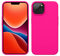 kwmobile Cover per Apple iPhone 14 Custodia - Back Case per Caricatore Wireless - Antiurto e Flessibile in Silicone TPU - rosa shocking