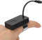 Finger-Ohr-Licht mit Ohrschmalzentferner, Ohr-Otoskop-Licht USB-Aufladbar Tragbares Fingerlicht für Ohrenreinigung (Schwarz)
