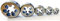 Lobinger® Schneideisen Zoll Gewindeschneideisen UNC UNF Inch Außengewinde 1/4, 5/16, 3/8, 7/16, 1/2, 9/16, 12-24 (3/8-24 UNF)