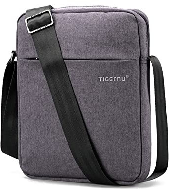 FANDARE Umhängetasche Herren Arbeitstasche Messenger Bag Schultertasche Herrentasche Kuriertasche zum Umhängen für Reise Schule Hochschule Arbeit Outdoor Schulranzen Braun