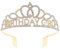 BIRTHDAY GIRL Tiara mit Kristall-Strasssteinen für Prinzessin, Königin, alles Gute zum Geburtstag, Partydekorationen, Kamm, Stirnband, Krone, Mädchen und Frauen,Karneval, Party