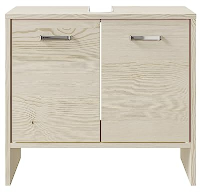Pelipal Waschbeckenunterschrank Quickset 300 in Polar Pinie quer NB, 60,6 cm breit | Waschbeckenschrank ohne Waschbecken mit 2 Türen