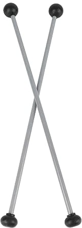 Multifunktionale Paukenschlägel für Anfänger, Langlebiger Trommelstock aus Silikon und Kunststoff mit Kompakter Größe, Geeignet für Marimba-Zungentrommel