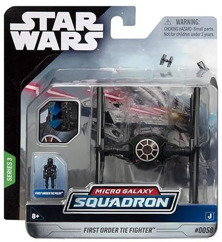 STAR WARS - Micro Galaxy Squadron - #0058 - First Order Tie Fighter - Series 3